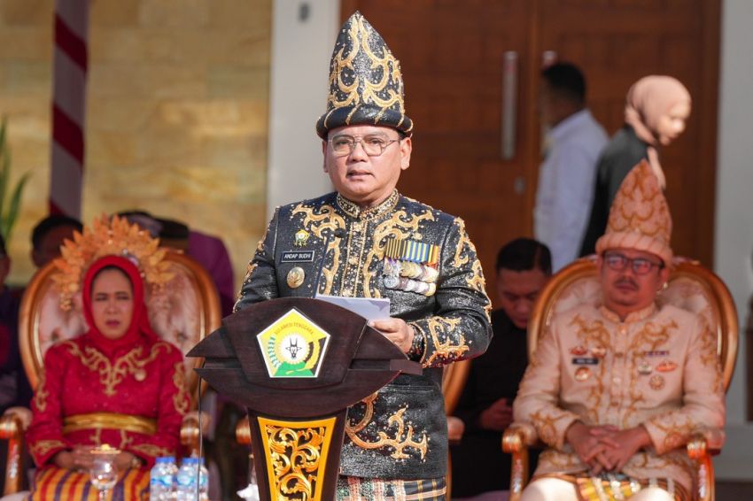 Pj Gubernur Sultra Pimpin Peringatan Hari Jadi Kolaka Timur ke -11