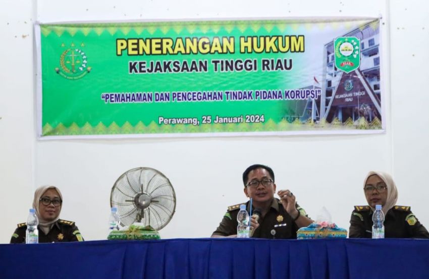 Kajati Riau Beri Penerangan Pemahaman dan Pencegahan Tindak Pidana Korupsi