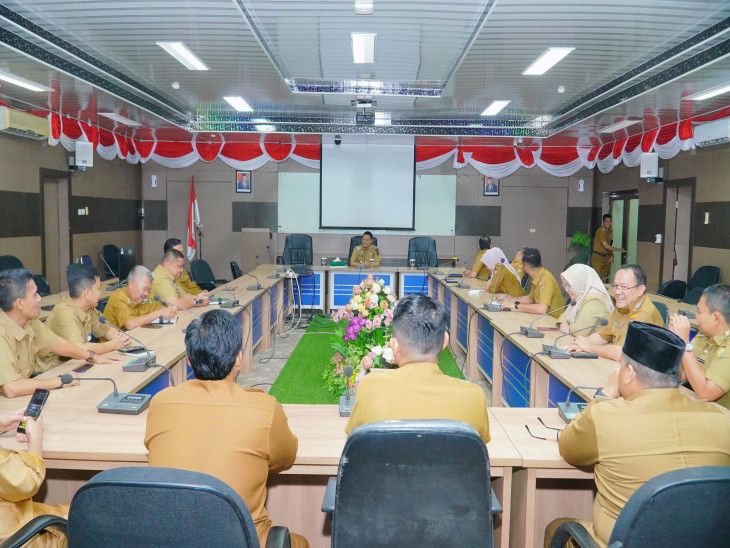 Pj Bupati Kampar Pimpin Rapat Kesiapan Dalam Rangka Mensukseskan Pelaksanaan Pemilu 2024