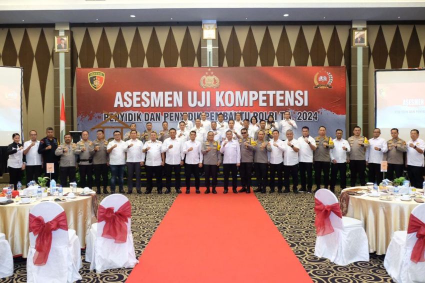 Wakapolda Riau Brigjen.Pol. K. Rahmadi Membuka Asesmen Kompetensi Penyidik dan Penyidik Pembantu