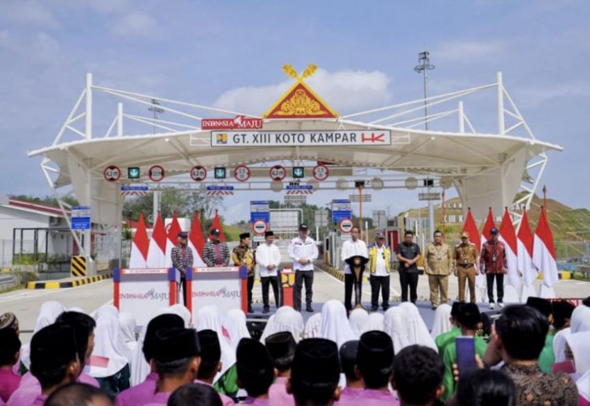 Kunjungan Kerja Presiden RI ke Kabupaten Kampar, Resmikan Tol Pekanbaru-Padang Ruas Bangkinang-XIII Koto Kampar