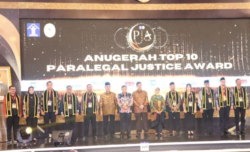 Kakanwil Kemenkumham DKI Jakarta Hadiri Malam Anugerah Paralegal Justice Award 2024