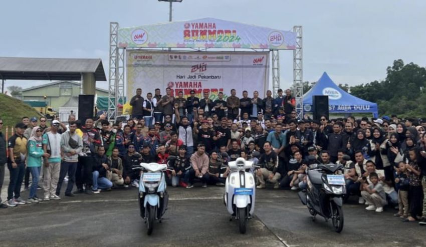 Pj Wali Kota Pekanbaru, Risnandar Mahiwa Sunday Morning Ride (Sunmori) Bersama Ratusan Warga