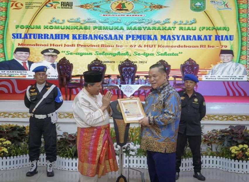 Sekdaprov Riau SF Hariyanto Hadiri Silaturahim Kebangsaan Pemuka Masyarakat Riau