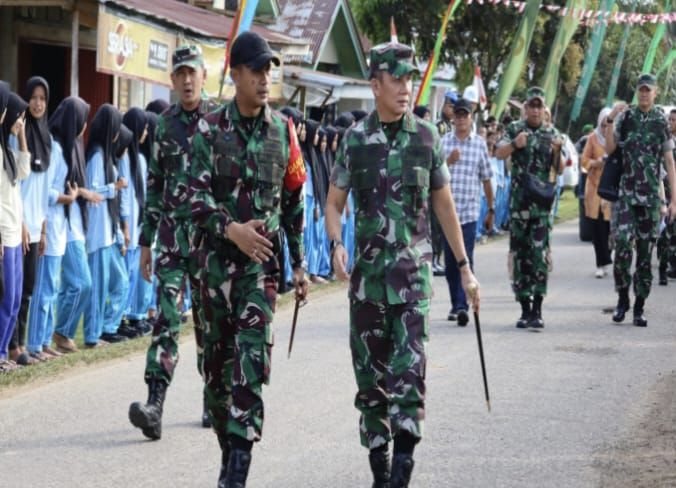 Pangdam I/BB Mayjen TNI Mochammad Hasan Turun Langsung Memastikan Kesiapan Kegiatan Penutupan TMMD ke-121