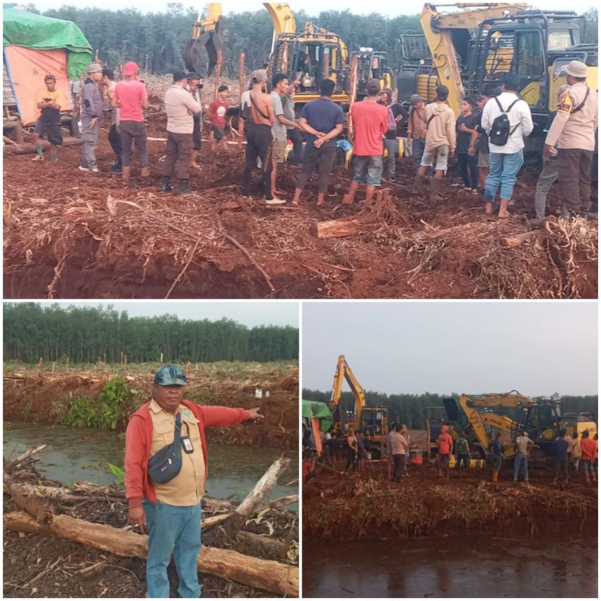 PT. PAM dan Koperasi Bunsur Bersatu Jaya Acuhkan Instruksi Kapolres dengan Tetap Beraktivitas di Lokasi Lahan TORA