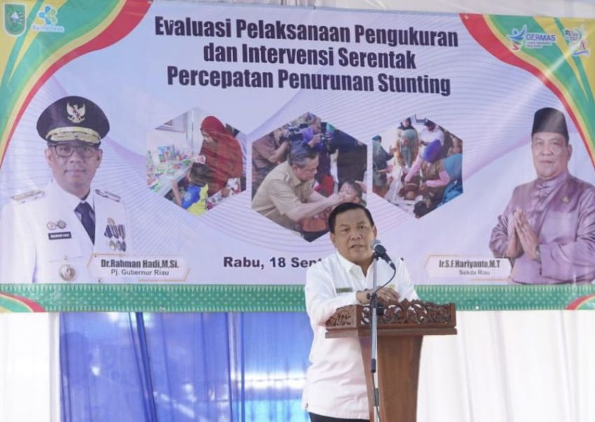 Sekdaprov Riau Instruksikan Agar Kader Posyandu Harus Miliki Kualifikasi Keterampilan Layanan Kesehatan