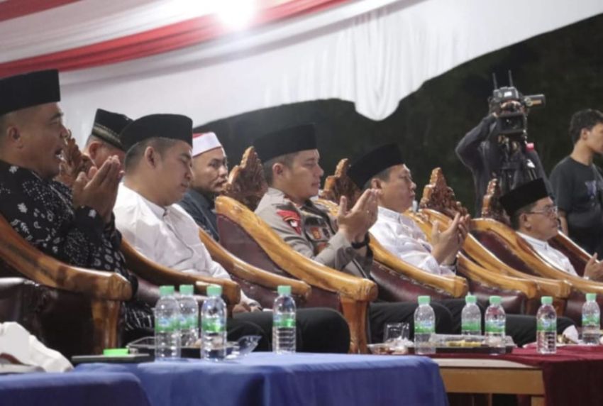 Hadir di Acara Tabligh Akbar, Kapolres Pelalawan Ajak Masyarakat Jaga Kamtibmas Jelang Pilkada