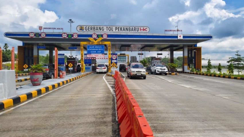 Libur Sekolah dan Natal, Volume Kendaraan di Tol Wilayah Riau Meningkat