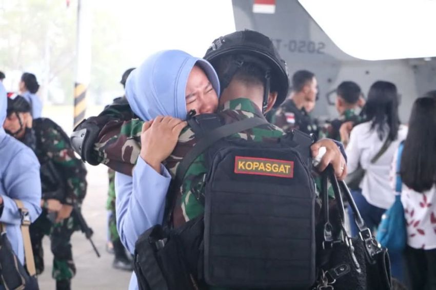 Danlanud Roesmin Nurjadin Lepas 117 Prajurit Kopasgat ke Perbatasan RI-PNG