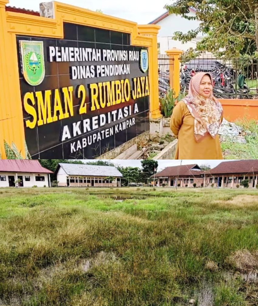 Meski Berada di Tengah Perkebunan, SMA Negeri 2 Rumbio Jaya Terus Berupaya Memberikan yang Terbaik