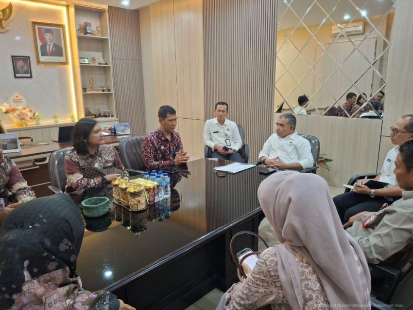 Perkuat Sinergi Bidang Hukum dan Pertanahan, Kemenkum dan BPN Riau Siapkan Perjanjian Kerja Sama Hukum