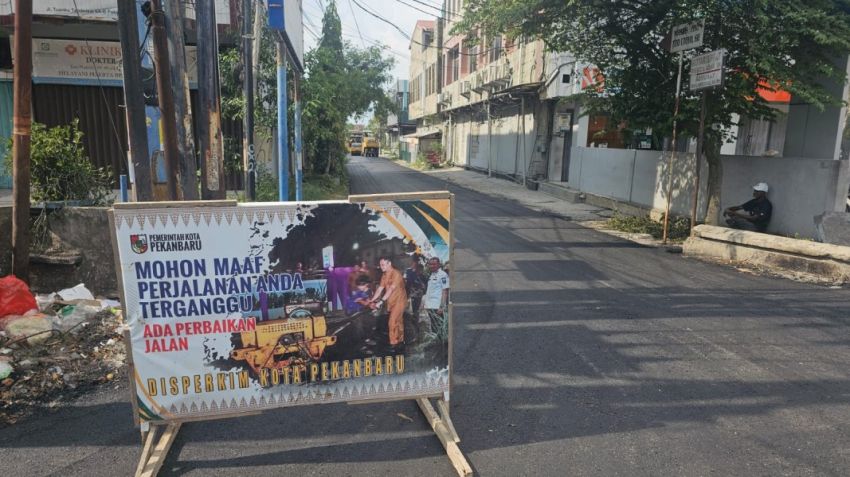 Komit Pada Pembenahan Insfrastruktur, Pemko Pekanbaru Lakukan Perbaikan Jalan