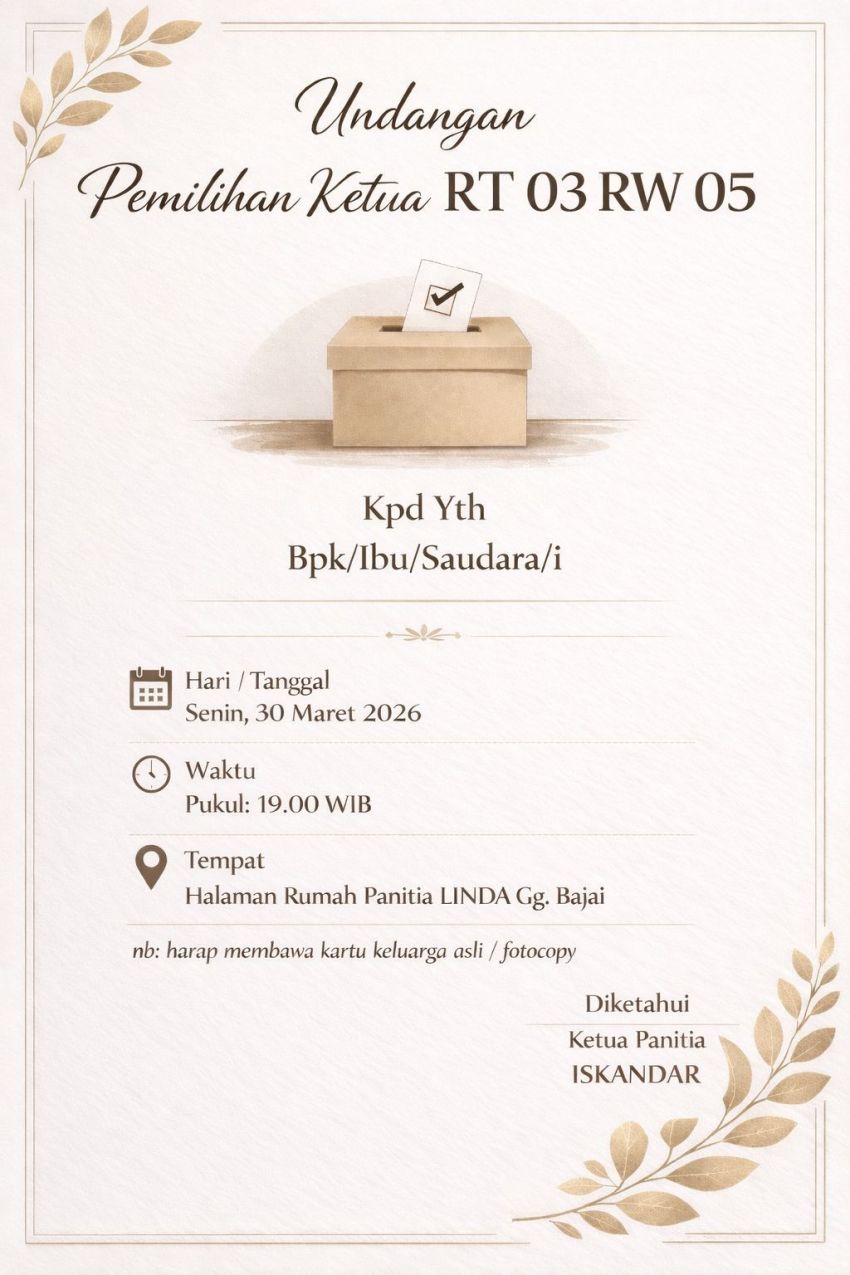 Warga Kecewa, Camat Perintahkan Tunda Pemilihan RT, Sesaat Sebelum Pemilihan