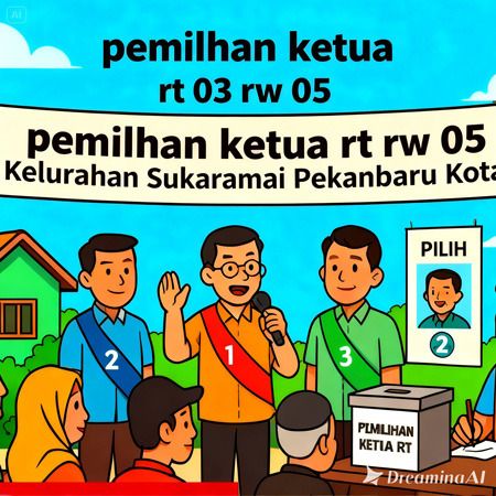 Sempat Tertunda, Pemilihan Ketua RT 03 Sukaramai Dijadwalkan 9 April
