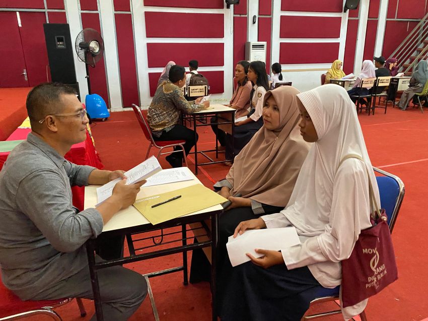 Sebanyak 467 Calon Siswa SMK Negeri Pertanian Pekanbaru Ikuti Tes Lanjutan