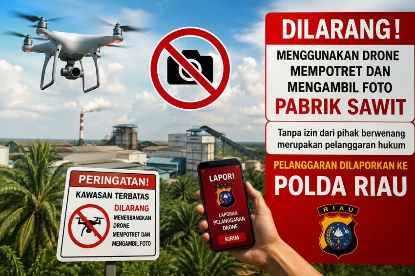 Diduga Lakukan Pemetaan Udara Tanpa Izin, SHP Laporkan Yayasan Riau Madani ke Polda Riau