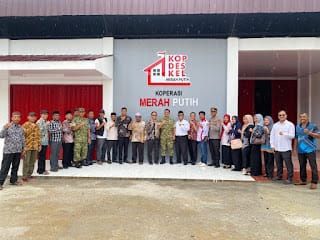 Pemkab Rohil Hadiri Peresmian 1.061 Koperasi Merah Putih oleh Presiden RI Secara Darin